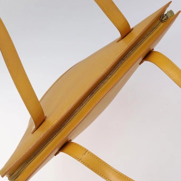 LOUIS VUITTON Epi Saint Jacques Poignees Long Bag Yellow M52339 LV Authentic - Picture 12 of 15